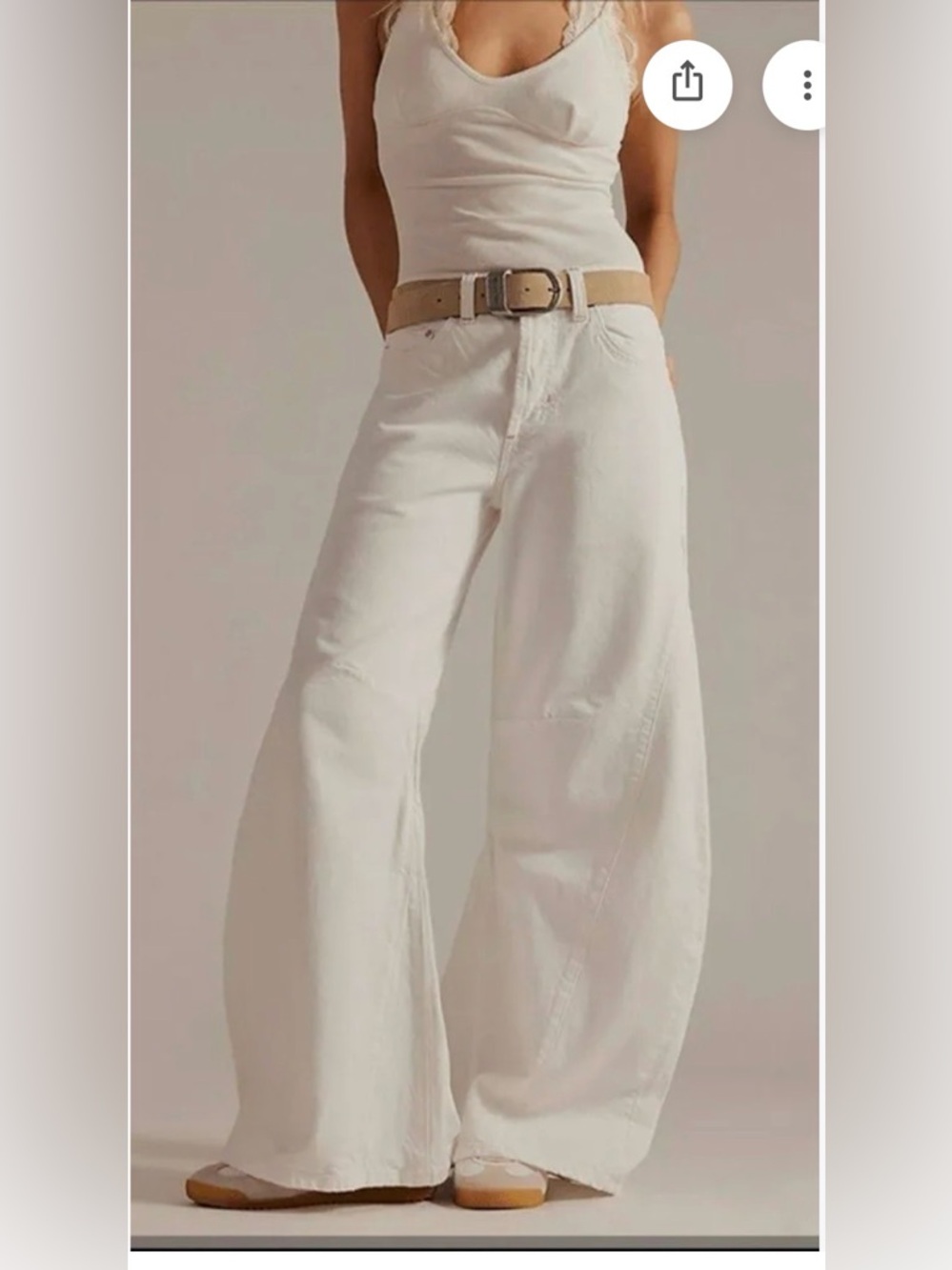 We The Free Eden Slouch Jeans in Bright White